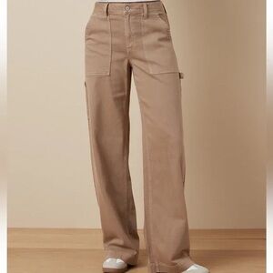 American Eagle Outfitters Tan Wide Leg Pants